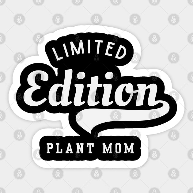 Limited Edition Plant Mom Sticker by Stylecombinator